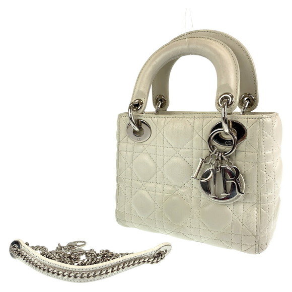 Dior Handbags - Dior Dior Lady Dior Leather Handbag Leather Handbag
